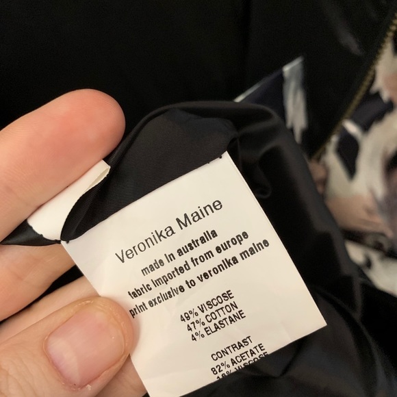 Veronika Maine Floral Pattern Sheath Mini Dress - Picture 6 of 10